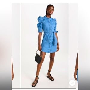 Frame - Gillian Mini Denim Dress - Size S